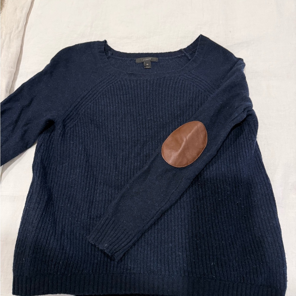J. Crew Dark Blue Knit Sweater